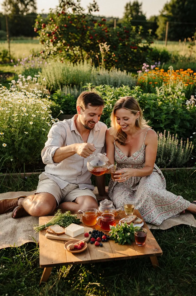 Artimas žvilgsnis į arbatos lapelius ir žiedus, kurie suteikia malonų aromatą ir palaiko gerą savijautą.